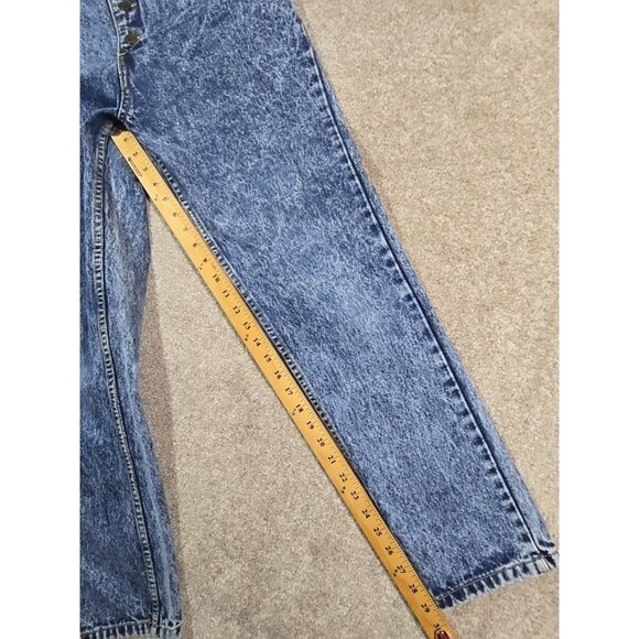 Guess Georges Marciano Jeans 80s Acid Wash Zig Zag Button Fly USA Vtg Women's 30 - Picture 9 of 16